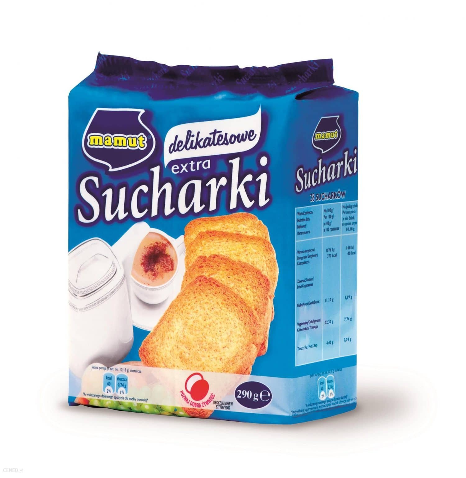 Sucharki Extra Mamut 230g Polski sklep w Norwegii PolMarket.no