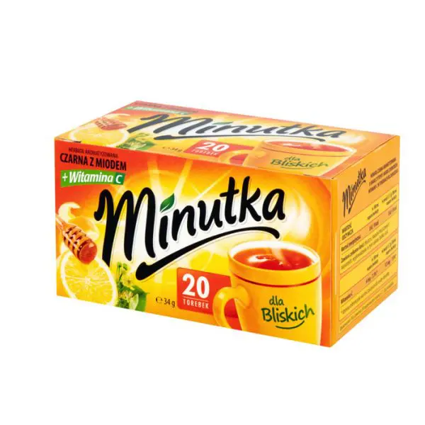 Herbata Minutka miód i cytryna 20t