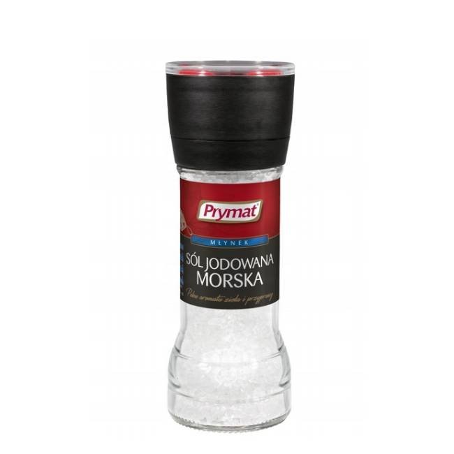 Sól morska z młynkiem Prymat 110g