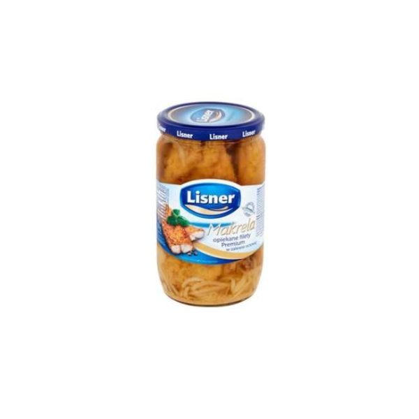 Filety z makreli opiekane Lisner 700g