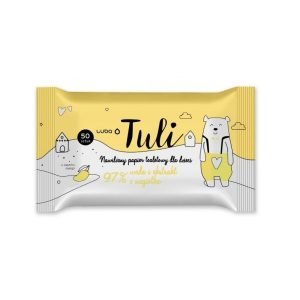 Nawilżany papier toaletowy dla dzieci Tuli