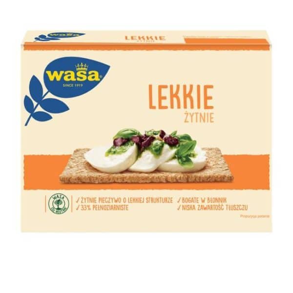 Pieczywo chrupkie lekkie żytnie Wasa 110g
