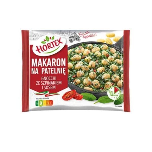 Makaron Gnocchi ze szpinakiem Hortex 450g