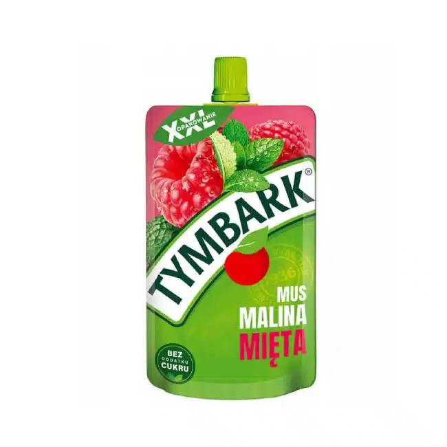 Mus malina mięta Tymbark 200g