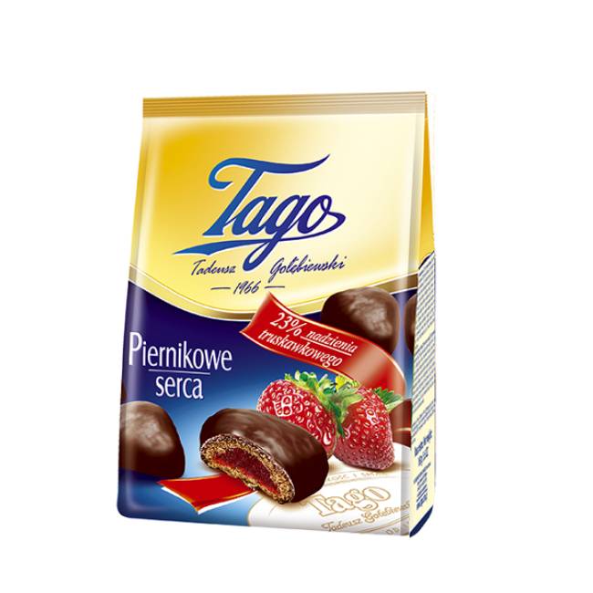 Pierniczki truskawkowe Tago 160g