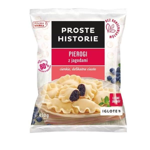 Pierogi z jagodami Proste Historie 450g
