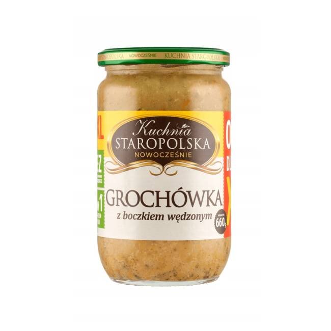 Grochówka z boczkiem wędzonym Graal 660g