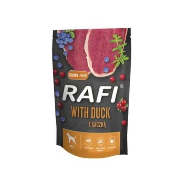 Karma dla psa z kaczką Rafi 500g