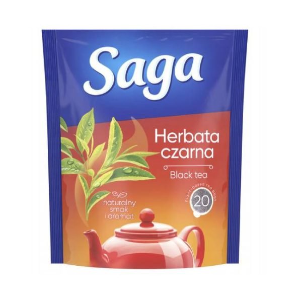 Herbata czarna Saga 20 torebek