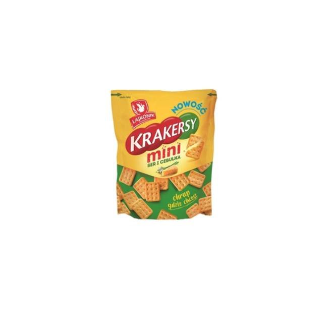 Krakersy Mini Ser Cebulka Lajkonik 100g