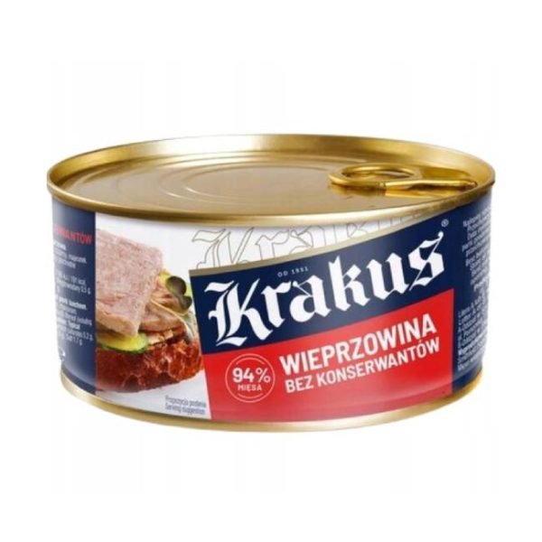 Konserwa wieprzowa bez konserwantów Krakus 300g
