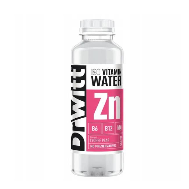 Woda witaminowa lychee cynk Dr Witt 550ml