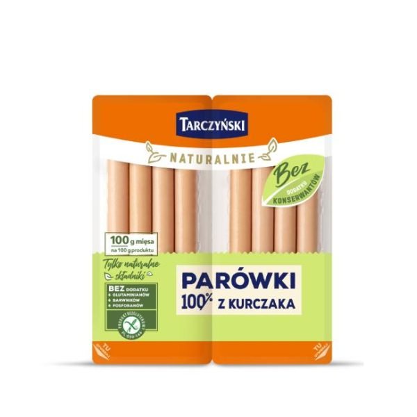 Naturalne parówki z kurczaka Tarczyński 160g