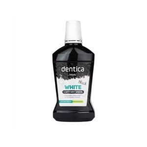 Płyn do płukania ust z węglem aktywnym Dentica 0.5l