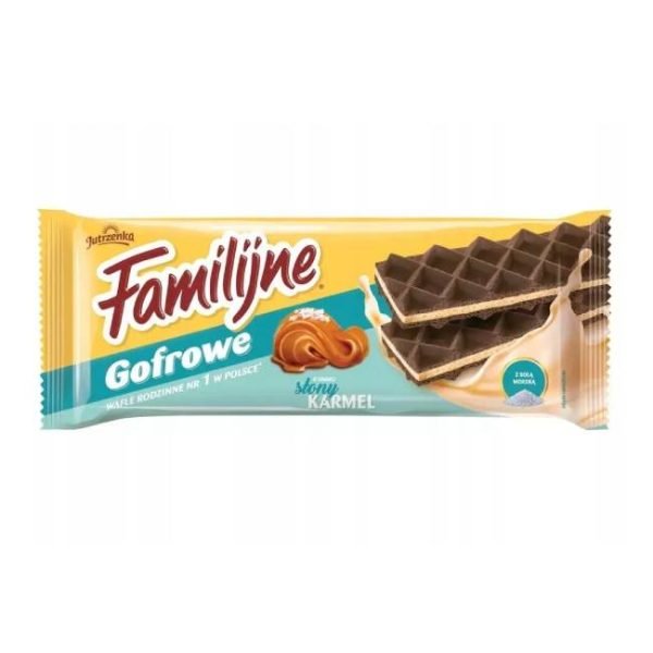 Wafle familijne słony karmel Jutrzenka 180g