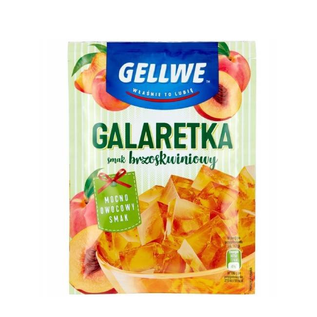 Galaretka brzoskwiniowa Gellwe 72g