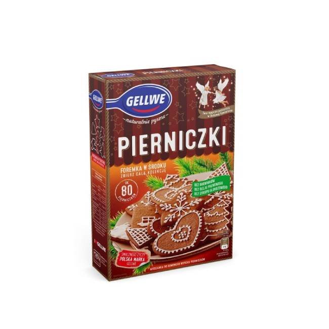 Pierniczki z foremką Gellwe 350g