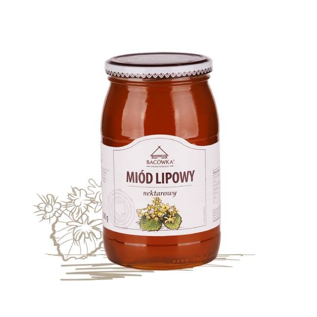 Miód lipowy Bacówka 1200g