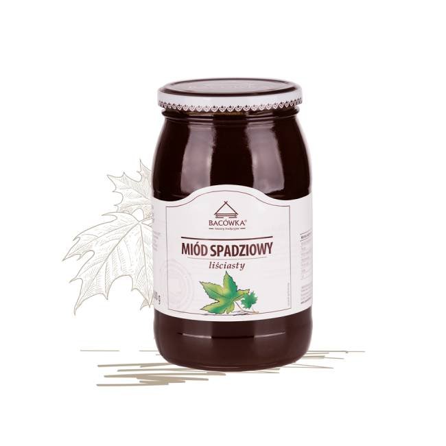 Miód spadziowy liściasty Bacówka 1200g
