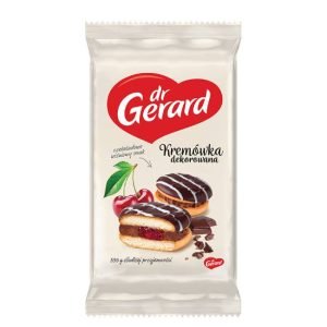 Kremówka dekorowana wiśnia Dr.Gerard 330g