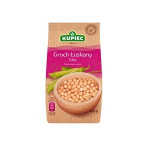 Groch łuskany cały Kupiec 400g