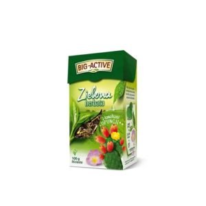 Zielona herbata liściasta z opuncją Big-Active 100g