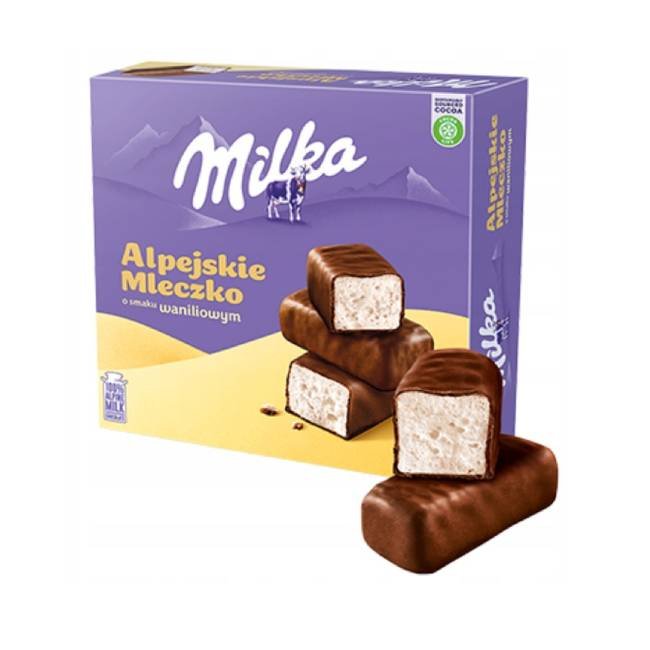 Milka Alpejskie Mleczko waniliowe 330g