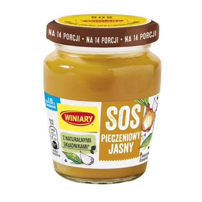 Sos pieczeniowy jasny Winiary 160g słoik