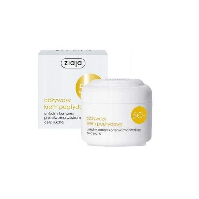 Krem tłusty odżywczy peptydowy 50+ Ziaja 50ml