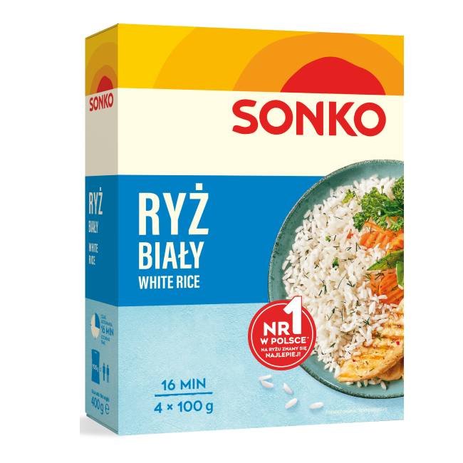 Ryż biały Sonko 4x100g