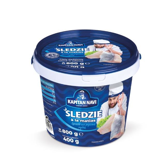 Filety śledziowe a’la Matijas Kapitan Navi 800g