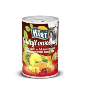 Koktajl Europejski owoce w lekkim syropie Kier 425g
