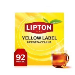 Herbata czarna eksp. Lipton YELLOW LABEL 92 torebek 184g