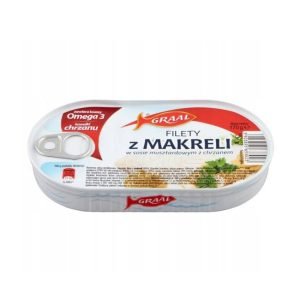 Filet z makreli w sosie musztar-chrzanowym Grall 170g