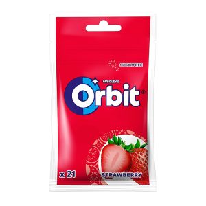Guma Orbit Strawberry w torebce 29g