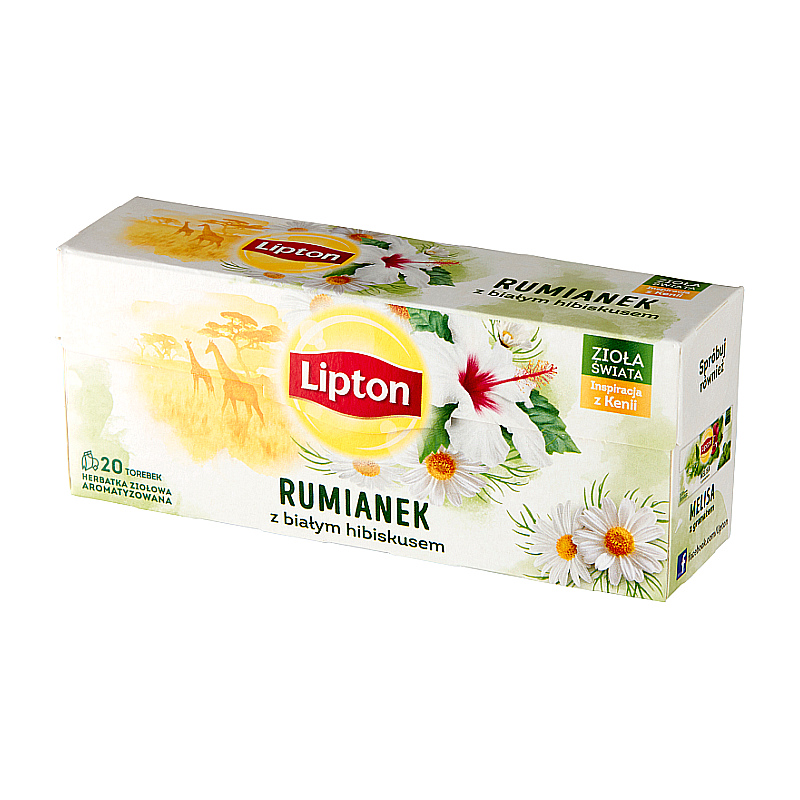 Herbata ziołowa rumianek z trawą cytr. Lipton 20x1g