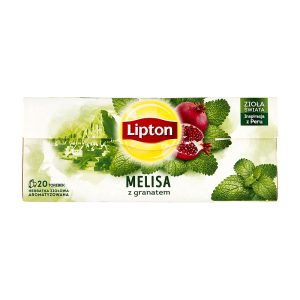 Herbata Melisa z granatem Lipton 20 torebek