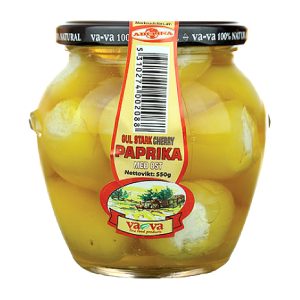Papryczka cherry żółta z serem ostra 550g