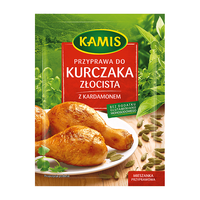 Przyprawa do kurczaka złocista z kardamonem Kamis 36g
