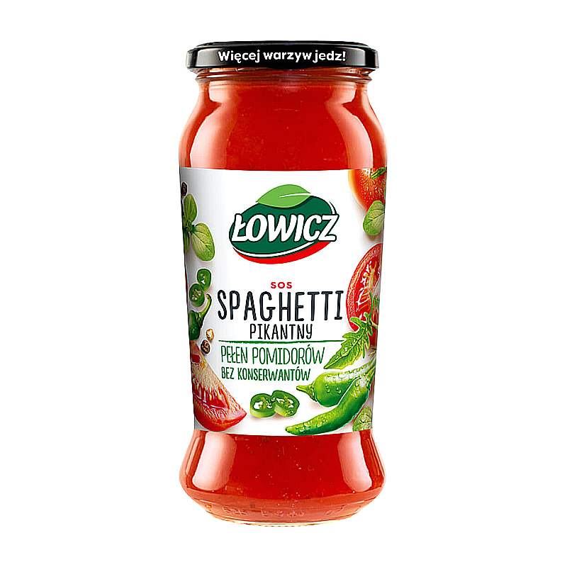 Sos spaghetti pikantny Łowicz 500g