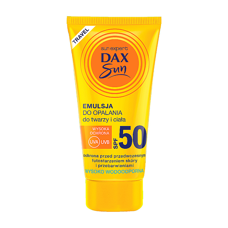 Emulsja do opalania SPF50 Dax Sun Travel 50ml