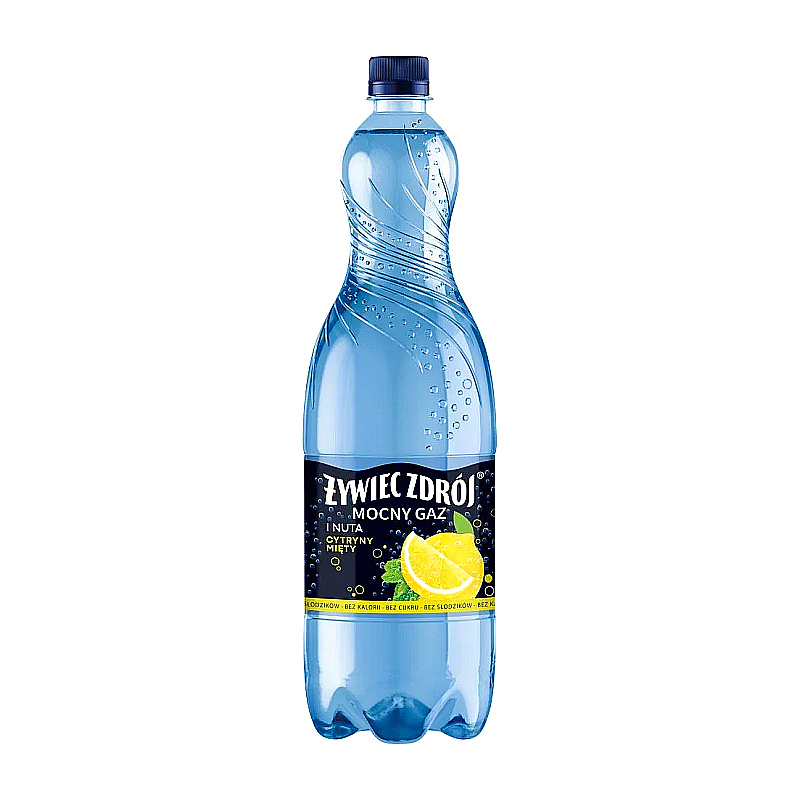 Woda Żywiec Zdrój z nutą cytryny i mięty 1,5l Pant