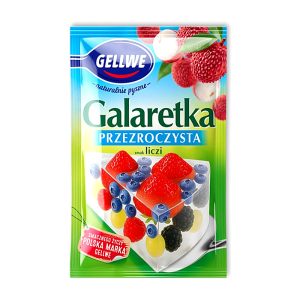 Galaretka przezroczysta Liczi Gellwe 72g