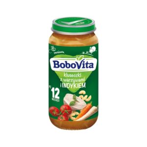 BoboVita Kluseczki z warzywami i indykiem po 12. miesiącu 250 g