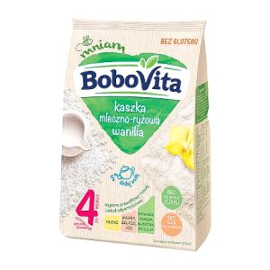 Kaszka mleczno-ryżowa wanilia po 4 miesiącu Bobovita 230g