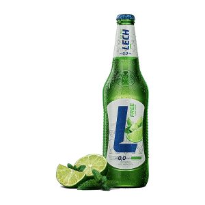 Piwo Lech limonka z miętą 0% butelka 0,5l