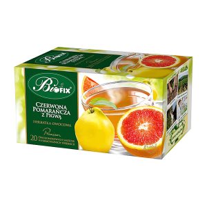 Premium herbata owocowa pomarańcza z pigwą Biofix 20x2g