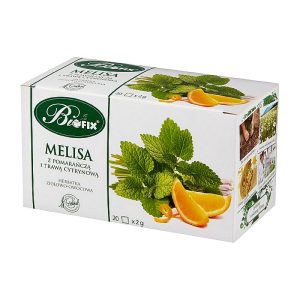 Melisa z pomarańczą i trawą cytrynową Biofix 20x2g