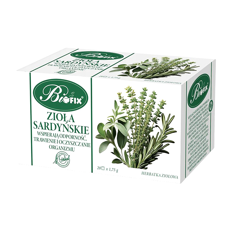 Herbata Zioła Sardyńskie Biofix 20x1,75g