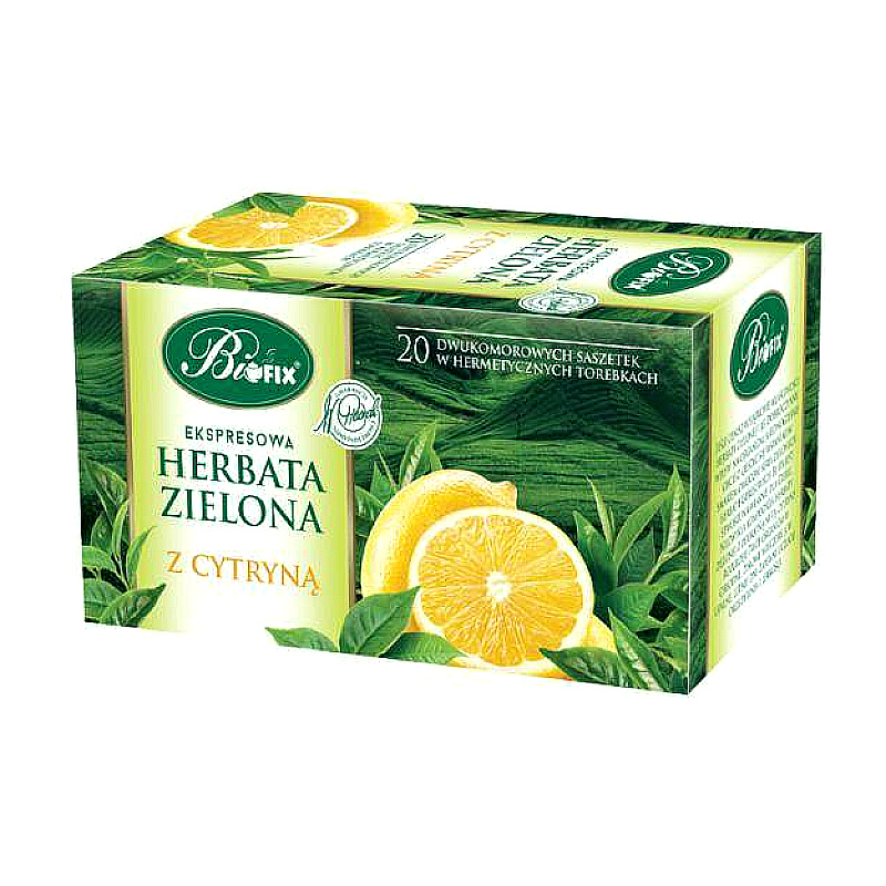 Herbata zielona z cytryną Biofix 20x2g